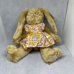 Ty Attic Treasures - Shelby The Bunny Rabbit Plush Jointed 8.5"